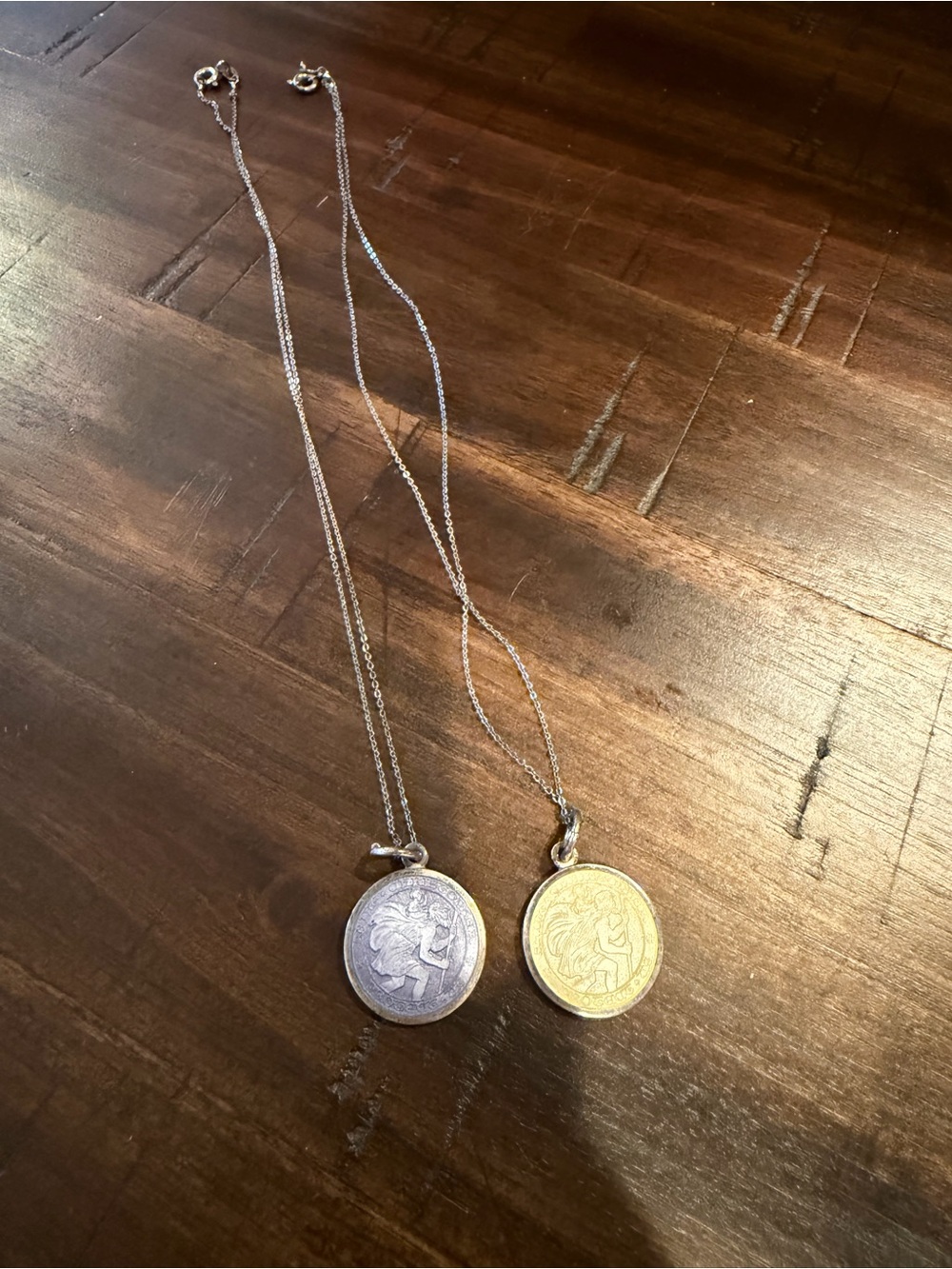 Sterling Silver Saint Christopher medals